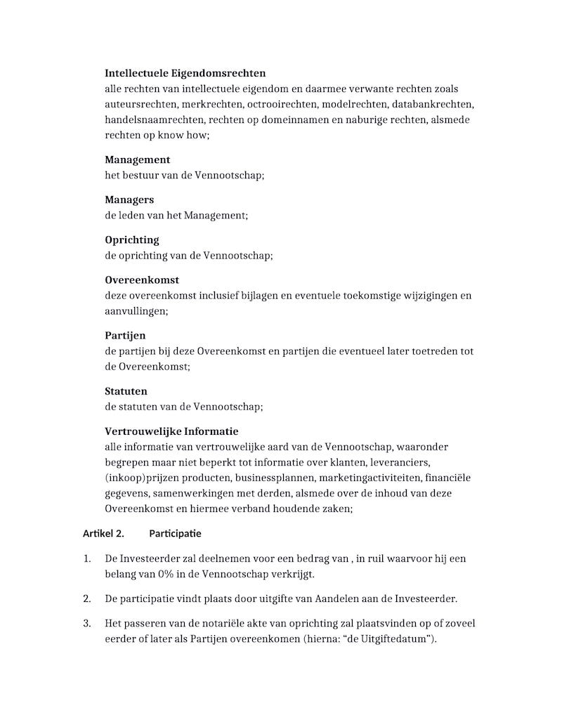 Voorbeeld van document, pagina 2